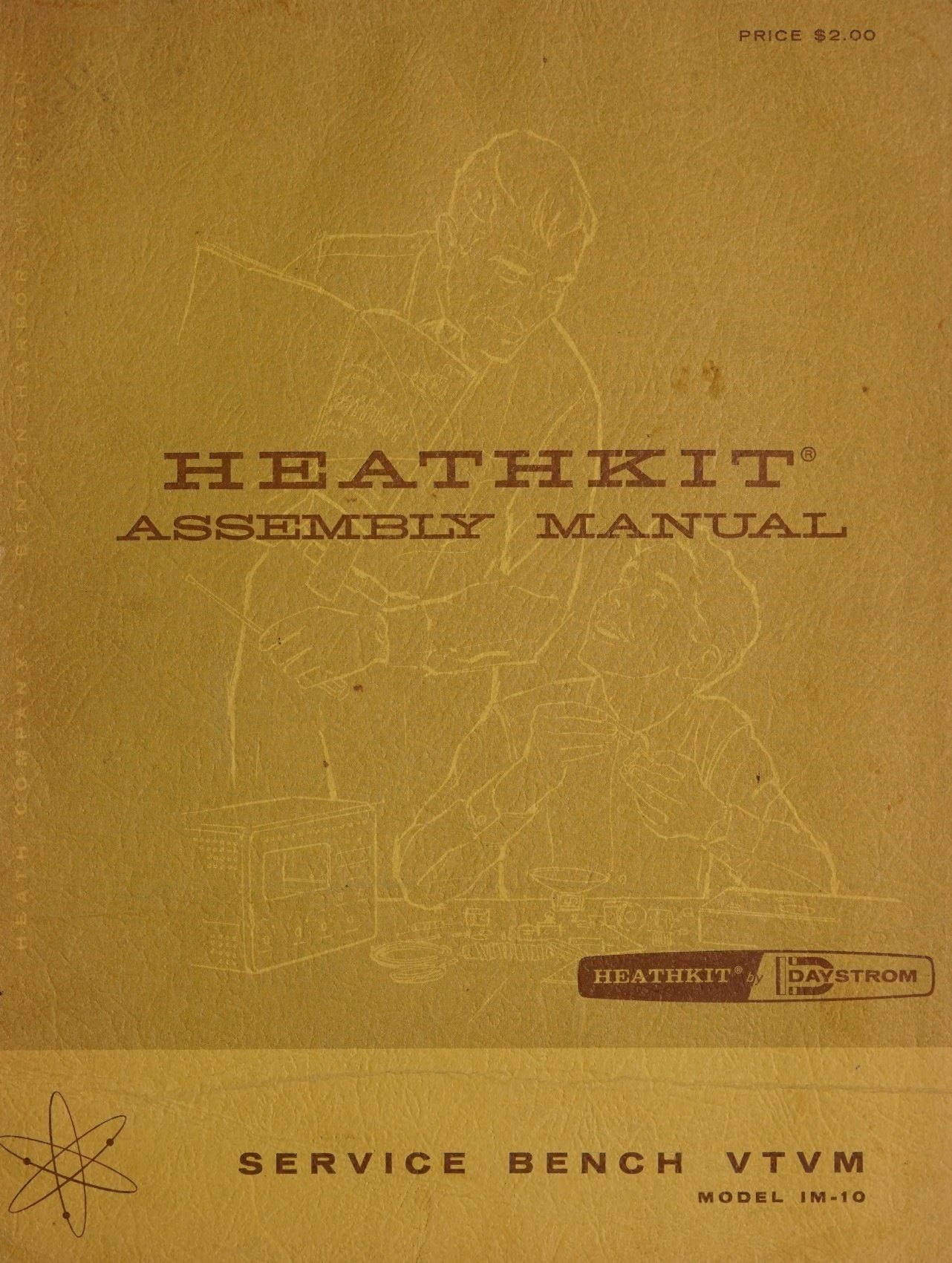 Figure 8 — The IM-10 "Service Bench VTVM" manual under the Daystrom imprint, marked "Copyright 1960 9/9/60" — one of the earliest Heath manuals to carry a precise print date.